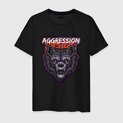 Мужская футболка Aggression inside