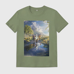 Мужская футболка Провожающая в последний путь Фрирен