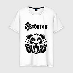 Мужская футболка Sabaton - rock panda