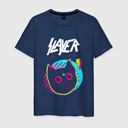 Мужская футболка Slayer rock star cat