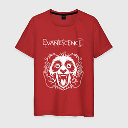 Мужская футболка Evanescence rock panda