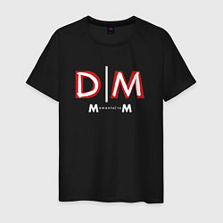 Футболка хлопковая мужская Depeche Mode - Memento Mori logo new, цвет: черный