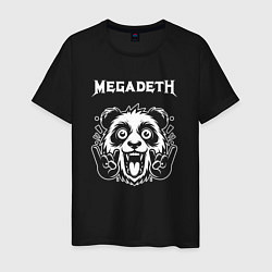 Мужская футболка Megadeth rock panda