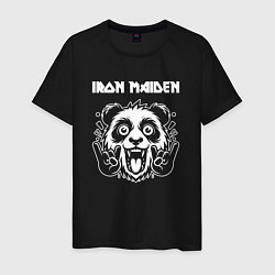 Мужская футболка Iron Maiden rock panda