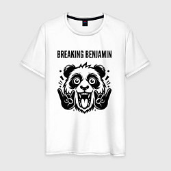 Мужская футболка Breaking Benjamin - rock panda