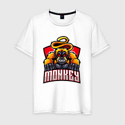 Мужская футболка Monkey team