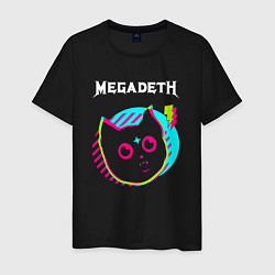 Мужская футболка Megadeth rock star cat