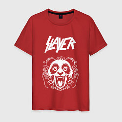 Мужская футболка Slayer rock panda