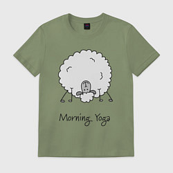 Мужская футболка Утро и йога
