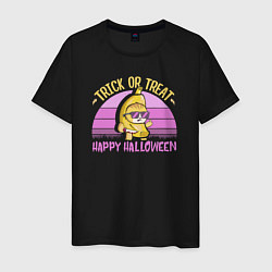 Мужская футболка Trick or treat happy halloween colored