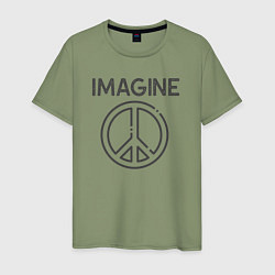 Мужская футболка Peace imagine