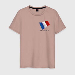 Мужская футболка Im French - motto