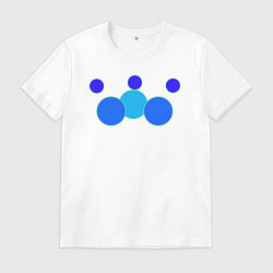 Мужская футболка Матрешка из шести окружностей