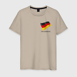 Мужская футболка Im German - motto