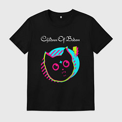 Мужская футболка Children of Bodom rock star cat