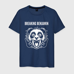 Мужская футболка Breaking Benjamin rock panda