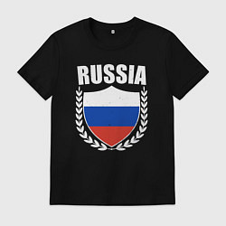 Мужская футболка Russian flag