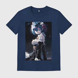 Мужская футболка Жизнь с нуля в альтернативном мире Рем