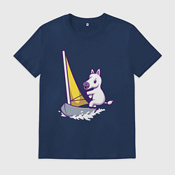 Мужская футболка Лошадь яхтсмен