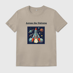 Мужская футболка Across the Universe for ever