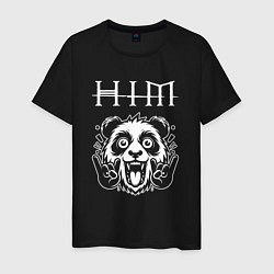 Мужская футболка HIM rock panda