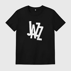 Мужская футболка Jazz retro in white