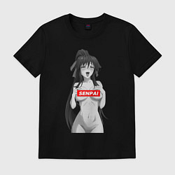 Мужская футболка Ахегао senpai nudity