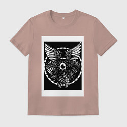 Футболка хлопковая мужская Архангел, цвет: пыльно-розовый