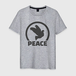 Мужская футболка Peace bird