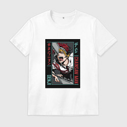 Мужская футболка Человек-бензопила Денджи chainsaw man Denji