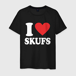 Мужская футболка I love - skufs