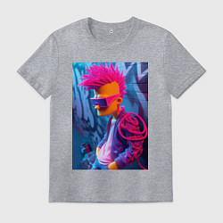 Мужская футболка Bart Simpson - punk