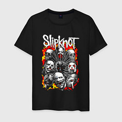 Мужская футболка Slipknot rock band