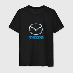 Футболка хлопковая мужская Mazda sport brend, цвет: черный