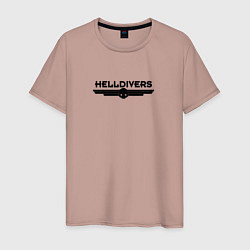 Мужская футболка Helldivers Logo