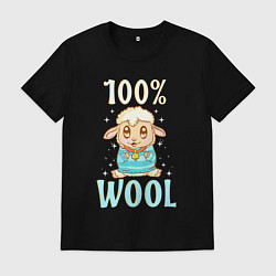 Мужская футболка Стопроцентная шерсть