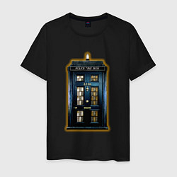 Мужская футболка Tardis Sherlock