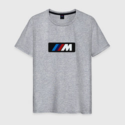 Мужская футболка BMW logo sport steel