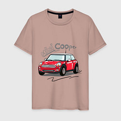 Мужская футболка Mini Cooper