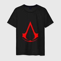 Мужская футболка Red logo of assassins