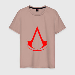 Мужская футболка Red logo of assassins