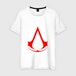 Мужская футболка Red logo of assassins