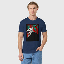 Футболка хлопковая мужская Невеста чародея Элиас Эйнсворт Терновник, цвет: тёмно-синий — фото 2