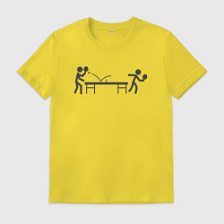 Мужская футболка Пинг-понг теннис