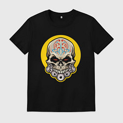 Мужская футболка Череп и глаза