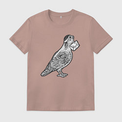 Мужская футболка Голубь почтарь