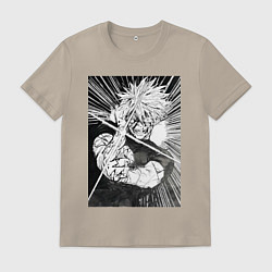 Мужская футболка Магическая битва Сатору Годзё пурпурный манга
