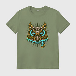 Мужская футболка Сова в шарфике