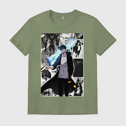 Мужская футболка Поднятие уровня в одиночку Джину Сон охотник колла