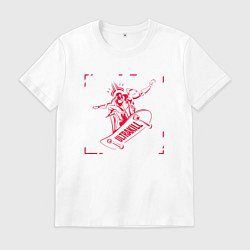 Мужская футболка Ultrakill Gabriel on a skateboard